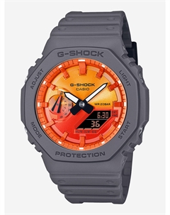 Наручные часы GA-2100FL-8A, Зеленый Casio g-shock