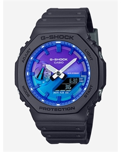 Наручные часы GA-2100FL-1A, Зеленый Casio g-shock
