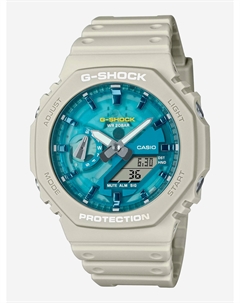 Наручные часы GA-2100AS-5A, Зеленый Casio g-shock