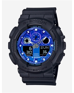 Наручные часы GA-100FL-1A, Зеленый Casio g-shock