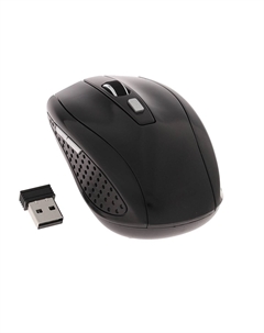 Мышь luazon mb-1.1, беспроводная, оптическая, 3200 dpi, от 2 батареек, usb, черная Luazon home