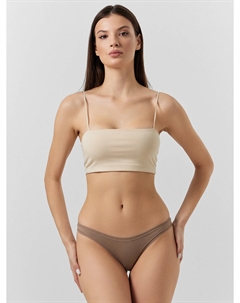 Трусы бразилиана женские коричневые Mark formelle