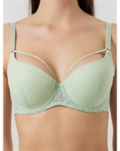 Бюстгальтер женский мятный с кружевом Mark formelle