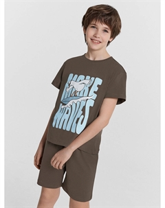 Комплект домашний для мальчиков с принтом и надписью Mark formelle