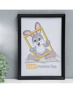 Фоторамка для фото 21×30 см, willow, черный, (пластиковый экран) Keep memories