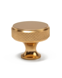 Ручка-кнопка pk323, d=30 мм, цвет золото Cappio