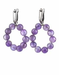 Серьги Бусики-колечки