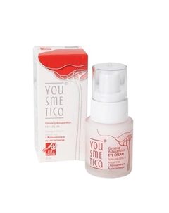 Крем для области вокруг глаз с Женьшенем и Астаксантином 28 Yousmetica