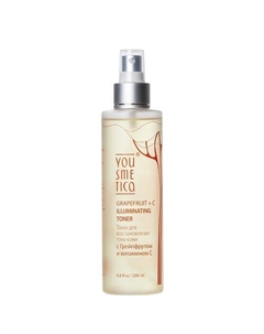 Тоник для восстановления тона кожи с Грейпфрутом и витамином C 200 Yousmetica