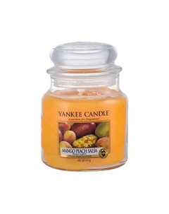 Ароматическая свеча Classic medium Mango Peach Salsa 411 Yankee candle