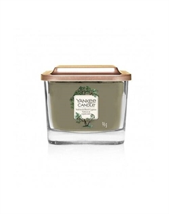Ароматическая свеча small square Vetiver & Black Cypress 96 Yankee candle