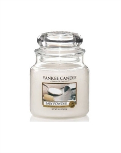 Ароматическая свеча Classic Medium Baby Powder 411 Yankee candle