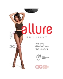 Колготки женские TOULON 20 ден NERO Allure