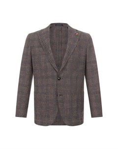 Пиджак из шерсти и хлопка Sartoria latorre
