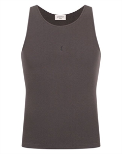 Хлопковая майка Saint laurent