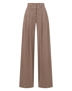 Брюки из хлопка и льна Panicale