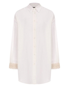 Рубашка из хлопка и шелка Lorena antoniazzi