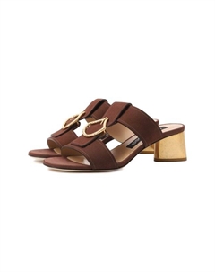 Замшевые мюли Sea Scale Sergio rossi