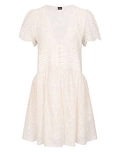 Хлопковое платье Boss orange