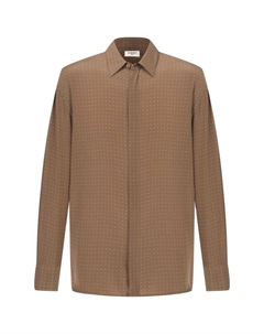 Шелковая рубашка Saint laurent