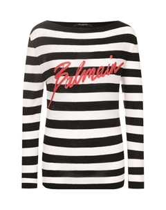 Шерстяной пуловер Balmain