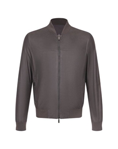 Двусторонний кожаный бомбер Gimo's