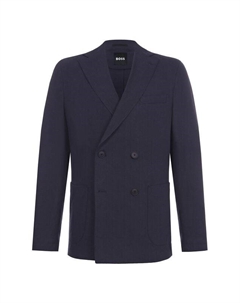 Пиджак изо льна и вискозы Boss