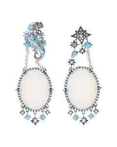 Серьги Gecko Queensbee