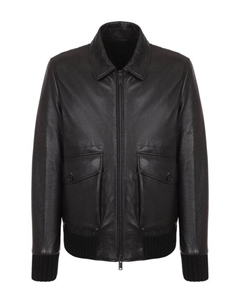 Кожаный бомбер Mvst