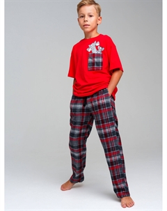 Комплект для мальчиков: брюки текстильные, фуфайка трикотажная (футболка) Playtoday tween