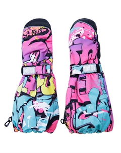 Варежки текстильные для девочек Playtoday kids