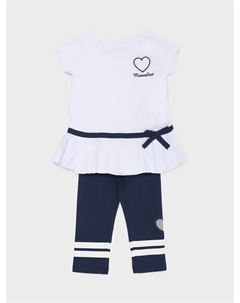 Комплект футболка+леггинсы в полоску Monnalisa