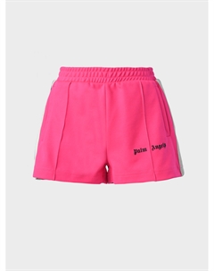 Шорты с лампасами, фуксия Palm angels