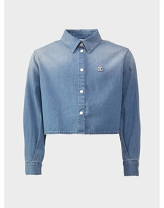 Джинсовая рубашка, голубая Dolce&gabbana