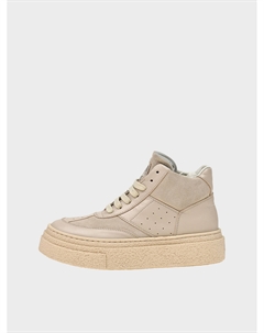 Высокие кеды с замшевыми вставками Mm6