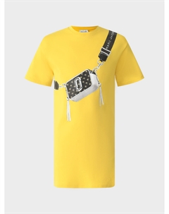 Платье-футболка с принтом "сумка" Marc jacobs