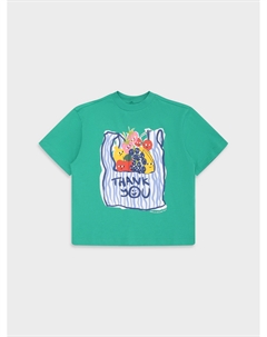 Футболка с принтом "фрукты" Stella mccartney