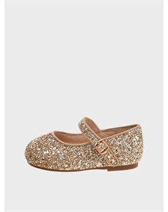 Туфли бархатные, золотые Age of innocence