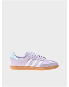 Кеды замшевые Samba OG J, сиреневые Adidas