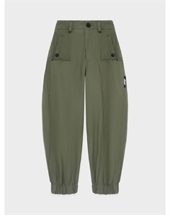 Брюки цвета хаки Msgm