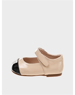 Туфли кремовые с черным мысом Age of innocence