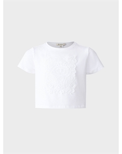 Футболка с кружевом в тон Twinset