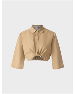 Рубашка укороченная с узлом Twinset