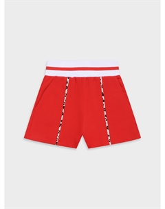 Шорты с леопардовыми вставками Monnalisa