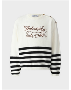 Джемпер с пуговицами на плече Philosophy di lorenzo serafini