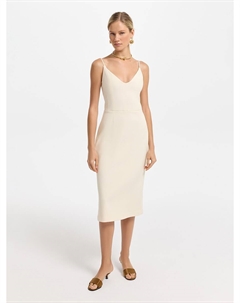 Платье на бретелях с вискозой Love republic