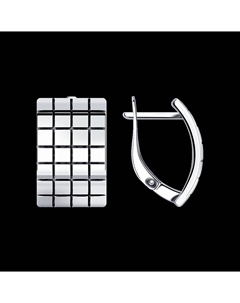 Серьги из чернёного серебра Sokolov