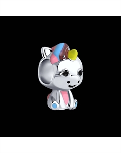 Подвеска - шарм из серебра с эмалью Sokolov