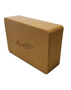 Блок для йоги пробковый AFBL02 Aerofit