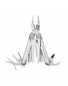 Мультитул Wave Plus 2H, 18 функций, стальной, нейлоновый чехол 832921 Leatherman